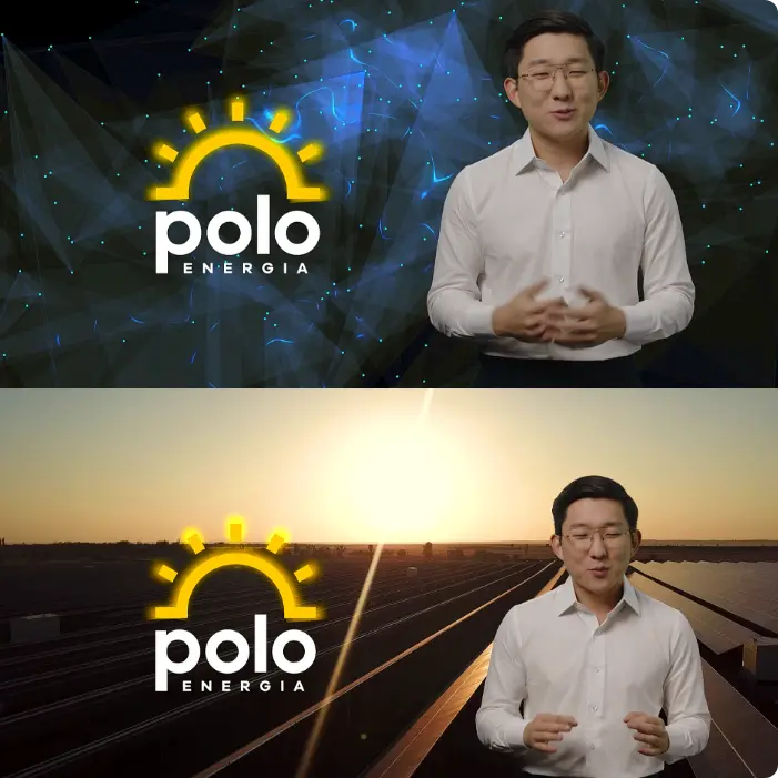 Pyong Lee apresentando energia sustentável